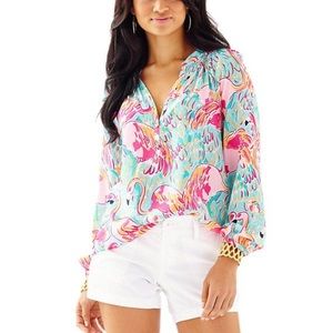 Lilly Pulitzer Peel and Eat Elsa Top -A